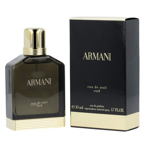 Armani Eau de Nuit Oud Profumo Uomo 50 ml Eau de Parfum Natural Spray 4587