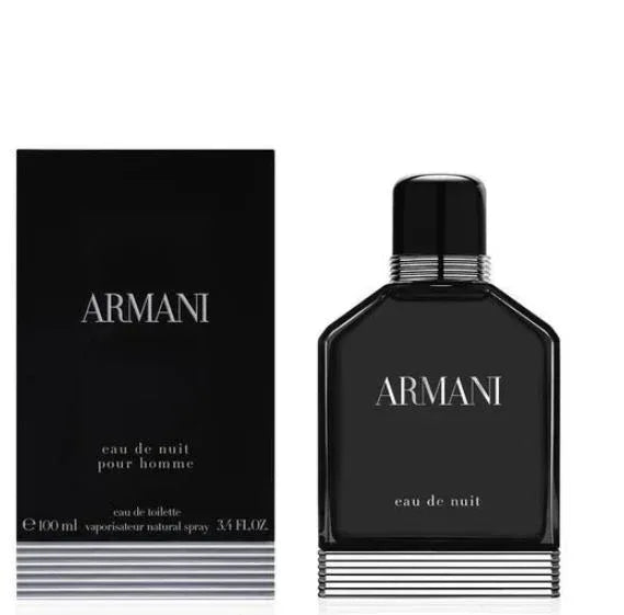Armani Eau De Nuit Pour Homme Eau De Toiilette 100ml Spray Profumo Uomo 4460 - MARANNASHOP