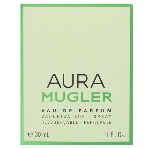 Mugler Aura Eau De Parfum Natural Spray Ricaricabile Vaporisateur Profumo Donna Refillable 4016