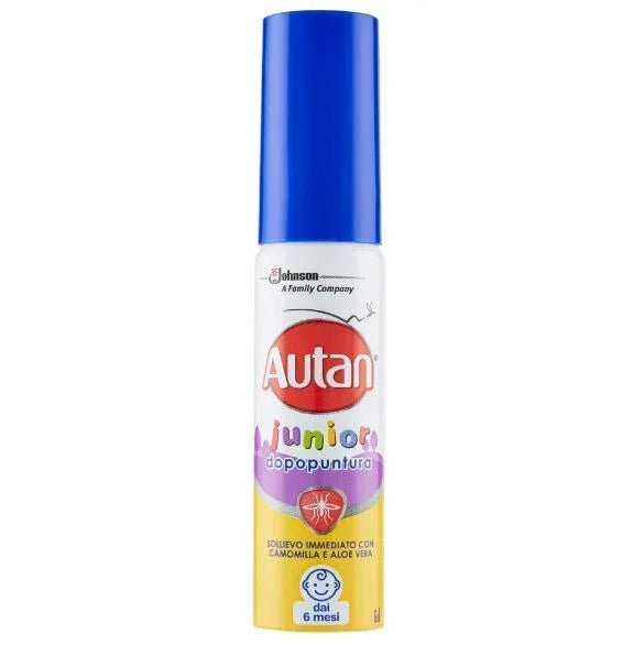 Autan DopoPuntura 25ml Spray Gel Junior Con Camomilla e Aloe 128 Antizanzare - MARANNASHOP