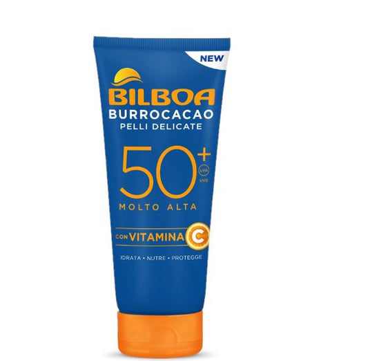 Bilboa BurroCacao SPF50+ Pelli Delicate 180 Ml Vitamina C Solari 4548