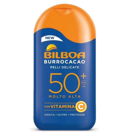 Bilboa Burrocacao Pelli Delicate UVA 50+ 200ml Vitamina C Solari 4532