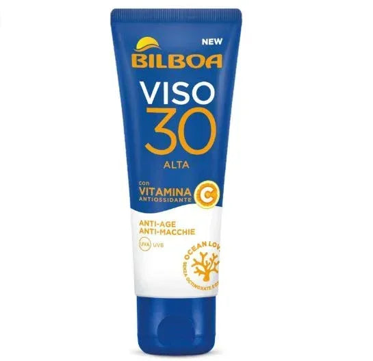 Bilboa Viso 30 Alta UVA Con Vitamina C Anti-Macchie 50ml Solari 126 - MARANNASHOP