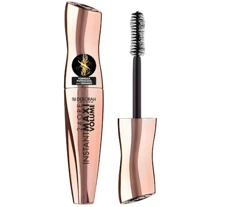 Deborah Mascara 24 Ore Instant Maxi Volume Nero con Ceramidi Make-Up 4126 - MARANNASHOP