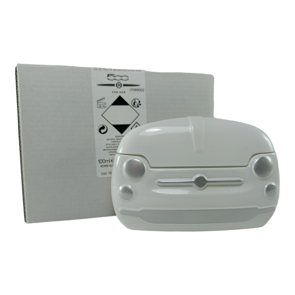 Fiat 500 For Her Eau De Toilette Donna Scatola Bianca 100 ml 1054 Nuovo No Ricondizionato