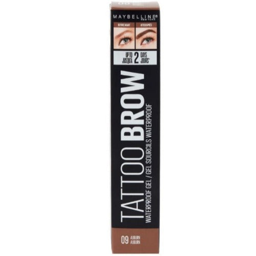 Maybelline Gel per Sopracciglia Tattoo Brow Waterproof (09) Auburn Make-Up 4129