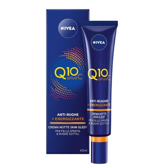 Nivea Q10 Plus C Crema Viso Notte Antirughe Energizzante 40 Ml Antietà Make-Up4363