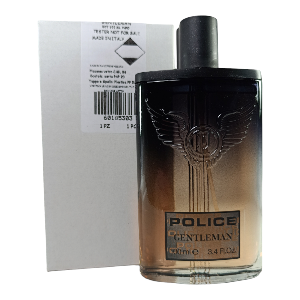 Police Gentleman Eau De Toilette 100 Ml Uomo Nuovo No Ricondizionato Scatola Bianca