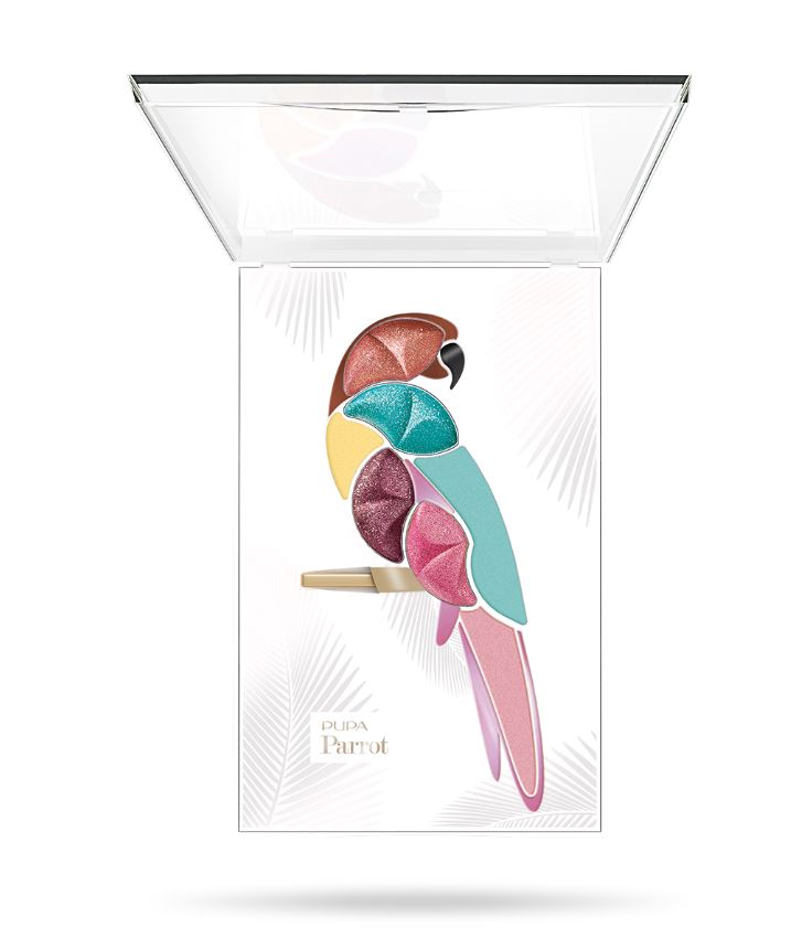 Pupa Parrot Bahia 002 Trousse Cofanetto Trucchi Donna Occhi Make-Up 4117