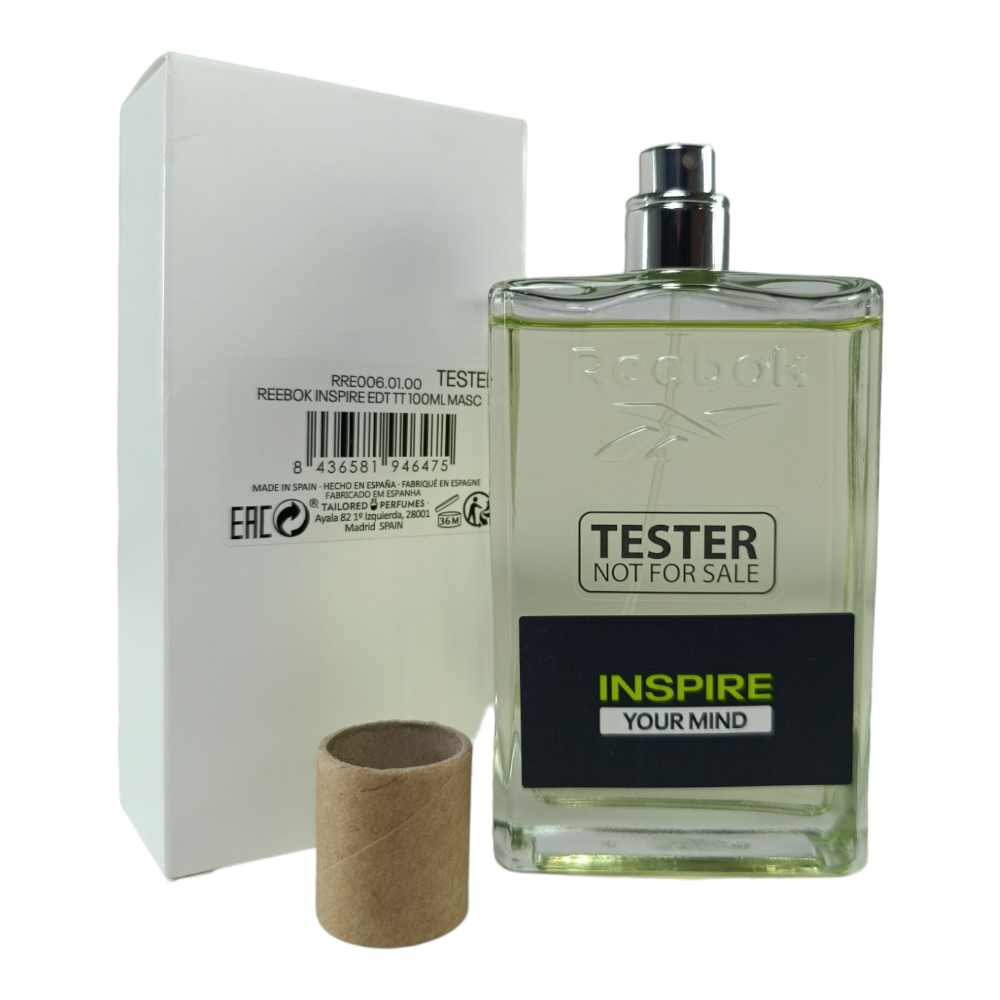 Reebok Inspire Your Mind 100ml Edt Spray Nuovo Uomo No Ricondizionato Scatola Bianca