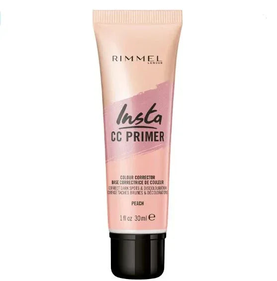 Rimmel London Insta CC Primer Base BB Cream Correttore Peach 30ml Colour Corrector Make-Up 4323 - MARANNASHOP