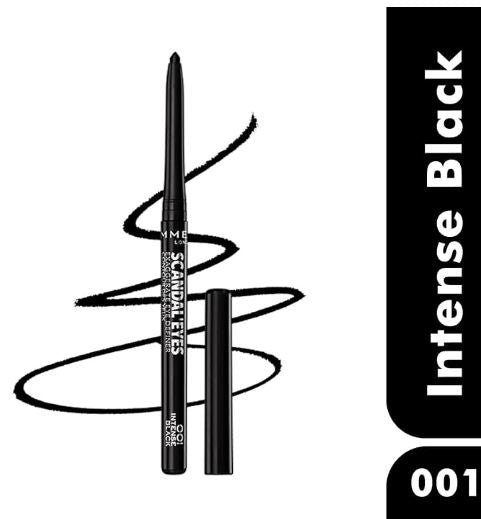 Rimmel Scandal'Eyes Waterproof Matita Occhi 001 Intense Black Make-Up 7105