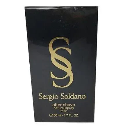 Sergio Soldano Black After Shave Men 50 Ml Dopobarba o Profumo Uomo 100ml Nero Spray 1546 - MARANNASHOP