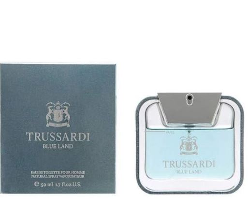Trussardi Blue Land 50ml Eau De Toilette Natural Spray Profumo Uomo 4596