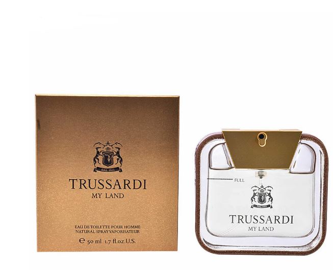 Trussardi My Land Eau De Toilette 50ml Natural Spray Profumo Uomo 4580