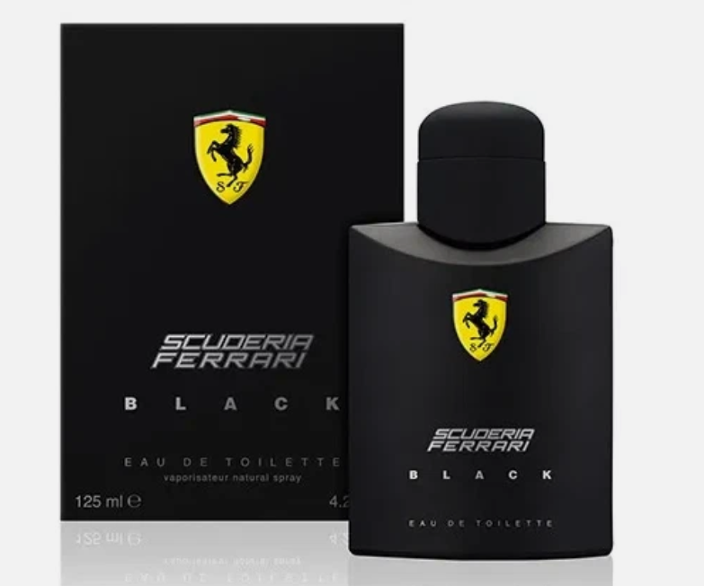 Scuderia Ferrari Black – Eau de Toilette Uomo 125ml Spray Profumo Uomo