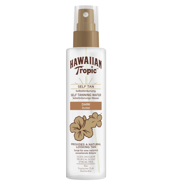 Hawaiian Tropic Self Tanning Water - Acqua Autoabbronzante Dark 190 ml Solari Protezione Corpo