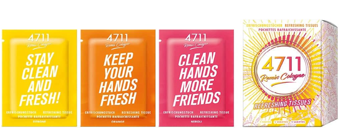 Foto originale della confezione 4711 Remix Cologne Refreshing Tissues