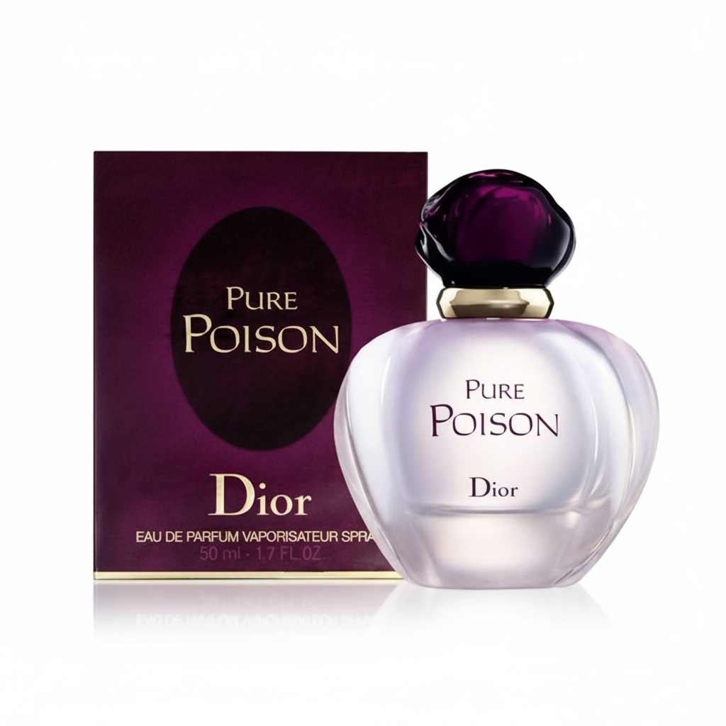 Dior Pure Poison Eau de Parfum 50ml – flacone lilla e confezione viola