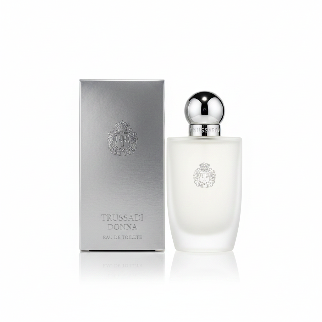 Trussardi Donna Eau de Toilette 100ml su sfondo bianco
