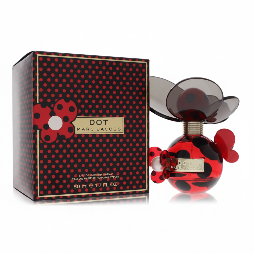 Marc Jacobs Dot Eau de Parfum 50ml su sfondo bianco