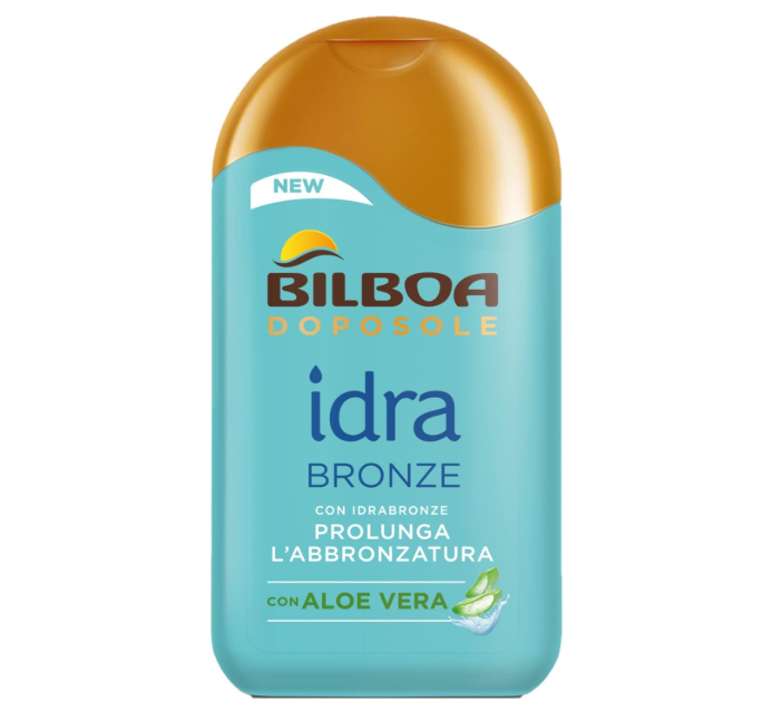 Bilboa Doposole Idra Bronze - con Aloe Vera e Idrabronze, Prolunga l'Abbronzatura 200ml Solarti