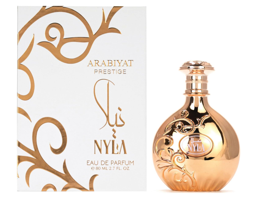 Arabiyat Prestige Nyla Eau de Parfum – bottiglia e confezione