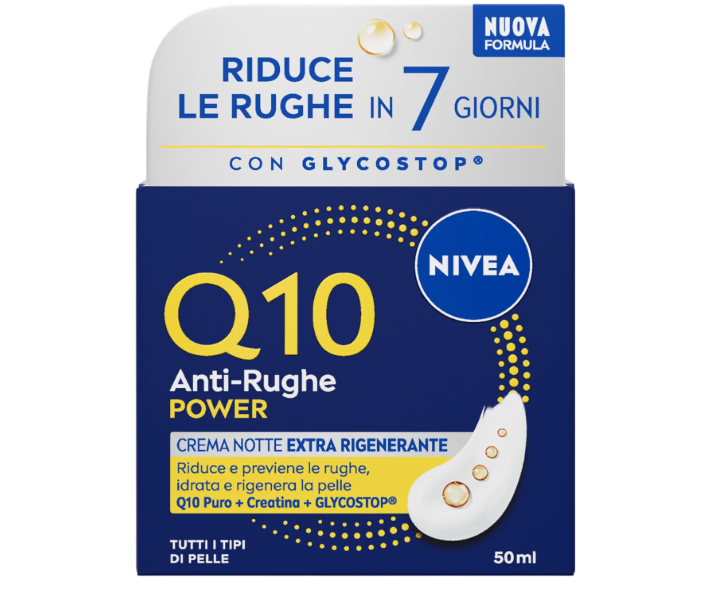 NIVEA Q10 Anti-Rughe Power Crema Notte Extra Rigenerante – immagine originale