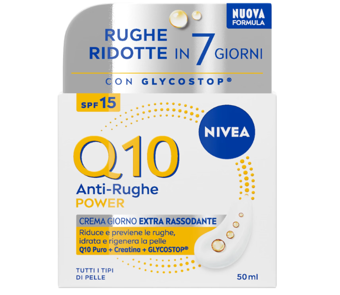 NIVEA Q10 Anti-Rughe Power Crema Giorno Extra Rassodante SPF15 – immagine originale