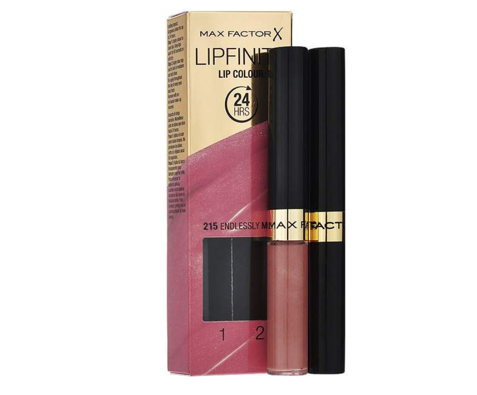 Max Factor Lipfinity Lip Colour 24HRS 215 Endlessly Mauve – immagine originale