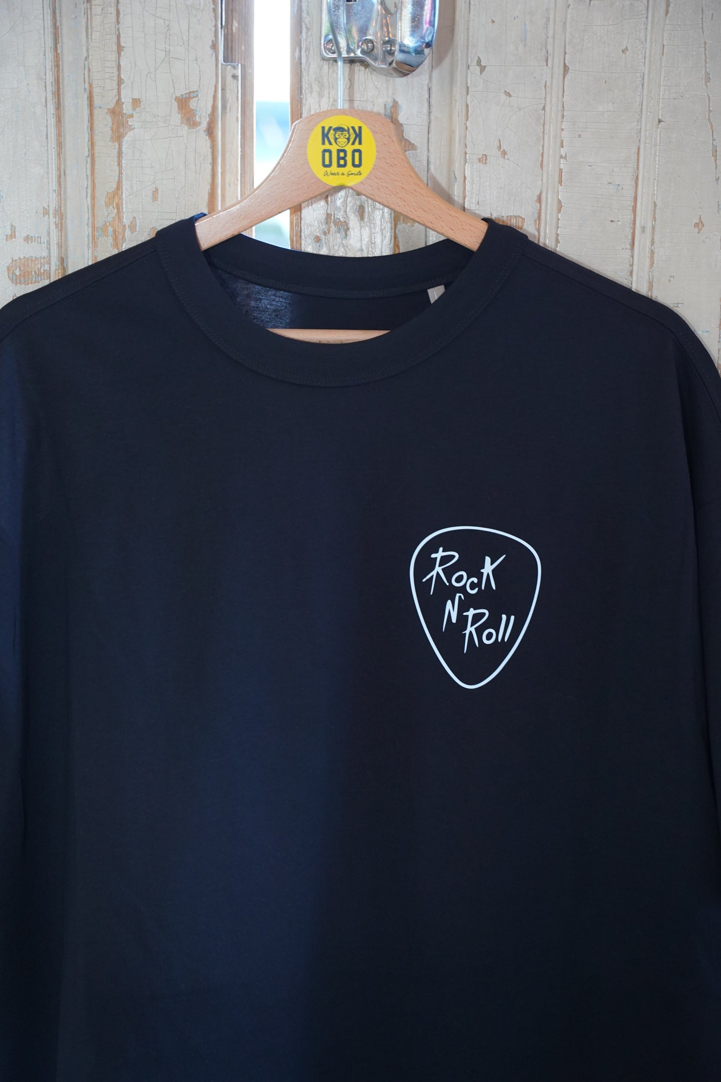 KOKOBO T-Shirt "Rock N Roll / Are You Gonna Go My Way" - Oversized Nera 17°