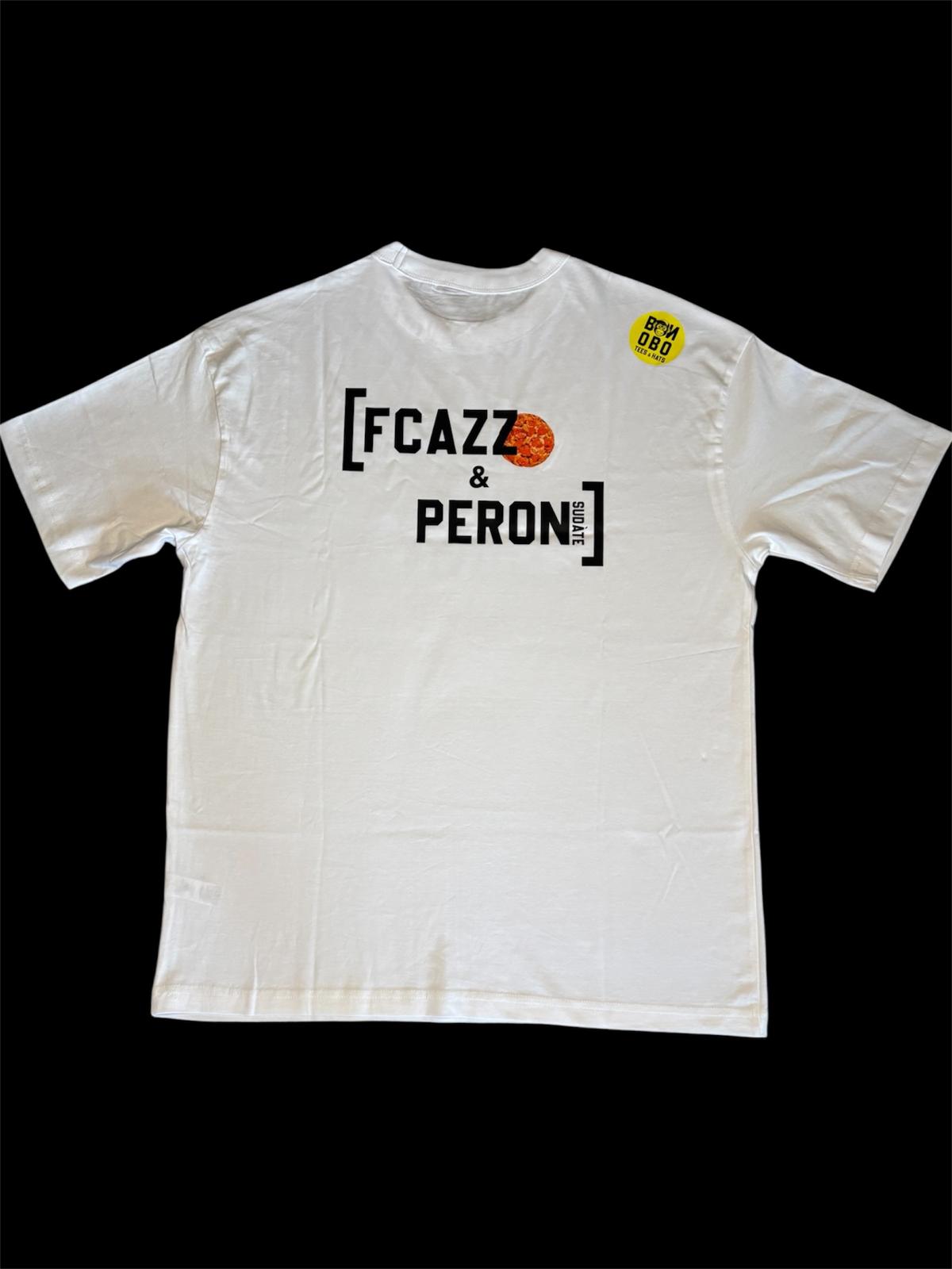 KOKOBO T-Shirt "Focaccia & Birra" - Oversized Bianca Food Humor Italiano