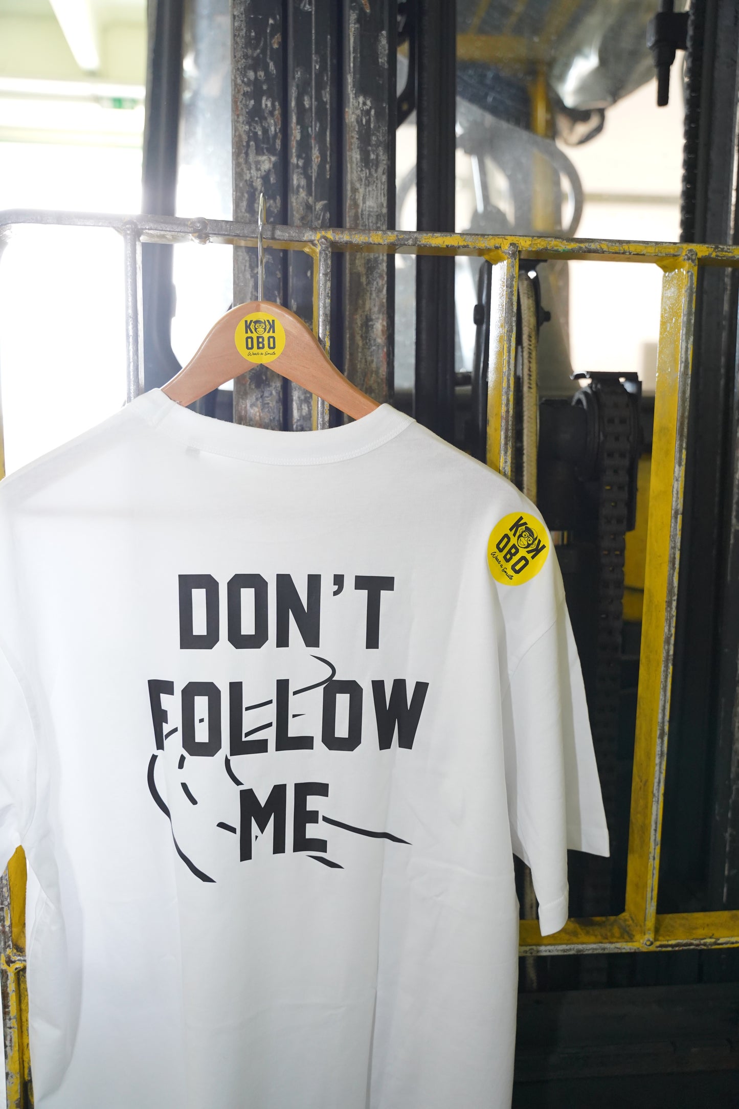 KOKOBO T-Shirt "Don't Follow Me, I'm Lost Too" - Oversized Bianca Humor Streetwear 7°