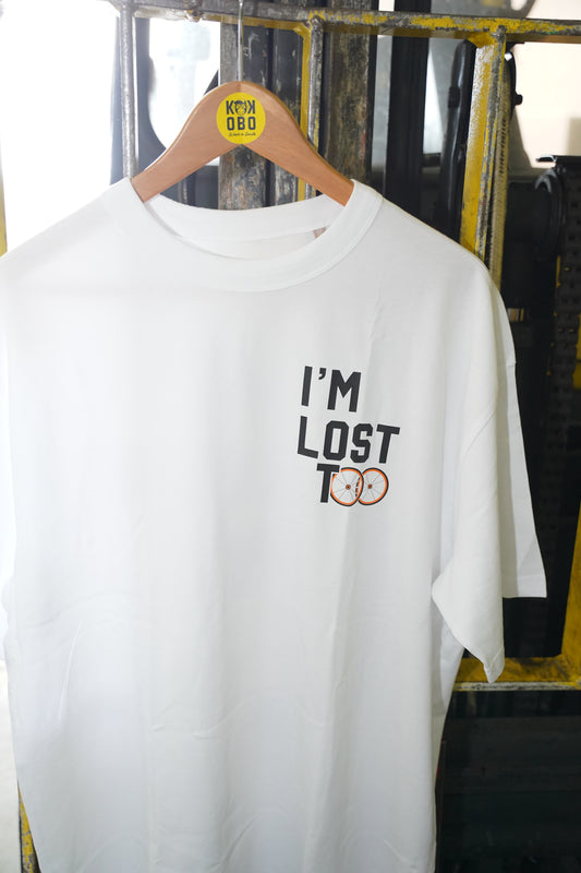 KOKOBO T-Shirt "Don't Follow Me, I'm Lost Too" - Oversized Bianca Humor Streetwear 7°