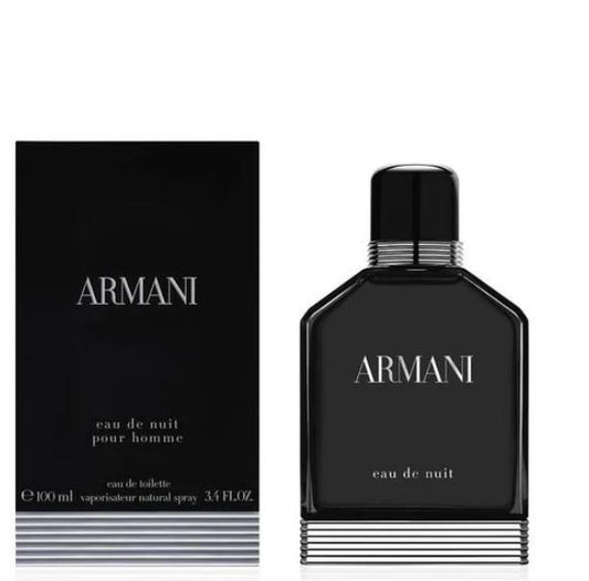 Armani Eau De Nuit Pour Homme Eau De Toiilette 100ml Spray Profumo Uomo 4460