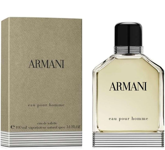 Armani Eau pour Homme Profumo Uomo 100 Eau De Toilette Natural Spray Discontinuato 4093