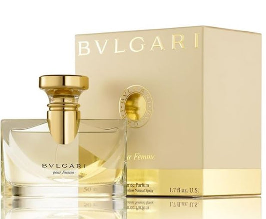 Bvlgari Pour Femme Eau De Parfum 50ml Natural Spray Profumo Donna 4463