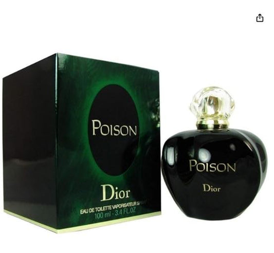 Dior Poison Eau De Toilette 100ml Profumo Donna Natural Spray Vaporisateur Discontinuato  4392