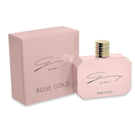 Genny Rose Gold Eau De Toilette 100 ml Profumo Donna Natural Spray Vaporisateur Nuovo 4352