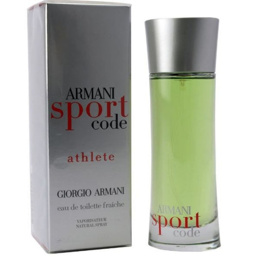 Giorgio Armani Sport Code Athlete Eau De Toilette 75 ml Fraiche Natural Spray Profumo Uomo 4059