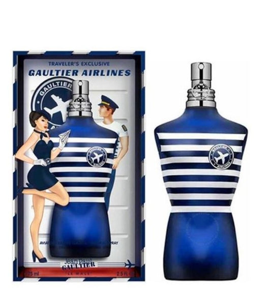 Le Male Airlines Di Jean Paul Gaultier Eau De Toilette 75 Ml Profumo Uomo Vaporisateur  Spray 1293