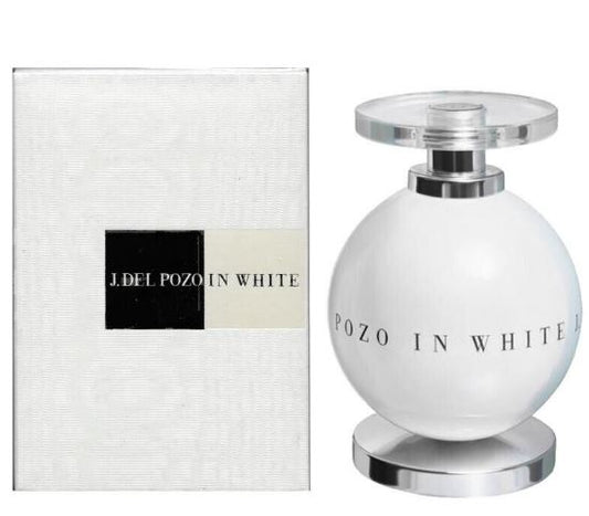 Jesus Del Pozo In White 100ml Eau De Toilette Spray Profumo Donna 4536