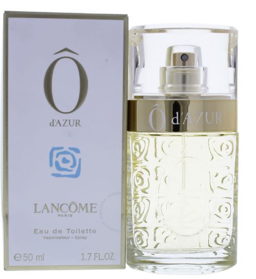 Lancome O D'Azur Eau De Toilette 50ml Natural Spray Profumo Donna 4506