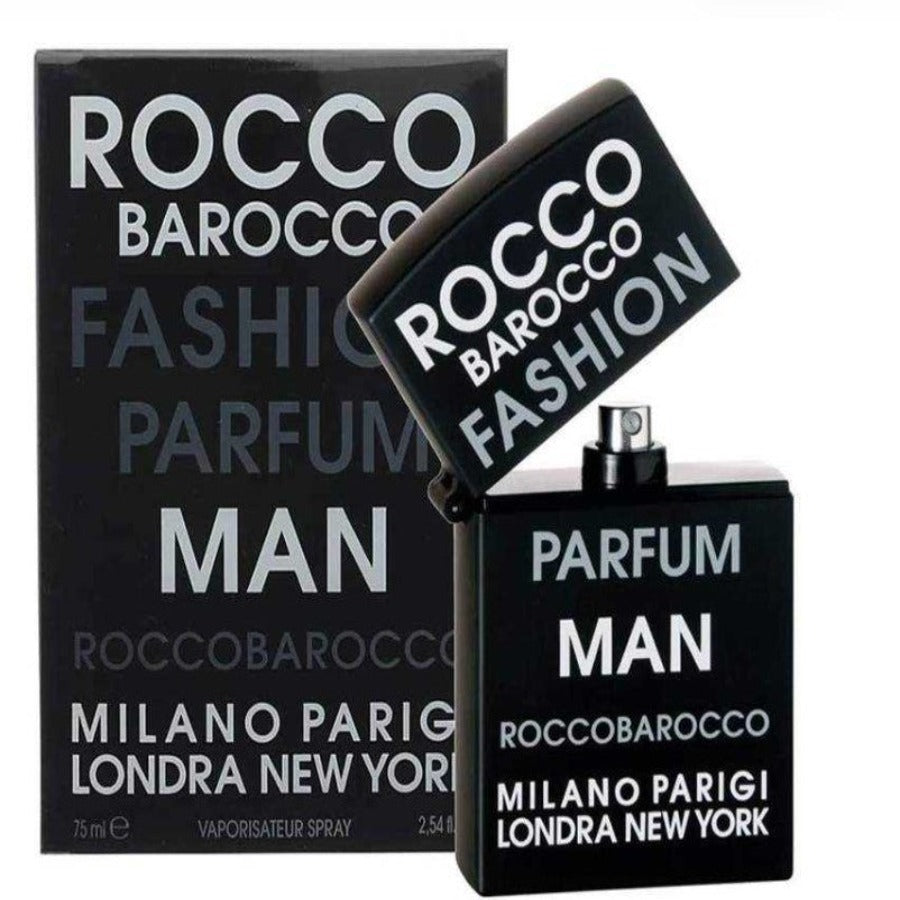 Rocco Barocco Fashion Parfum Man 75 Ml Eau De Toilette Roccobarocco Spray Profumo Uomo 614