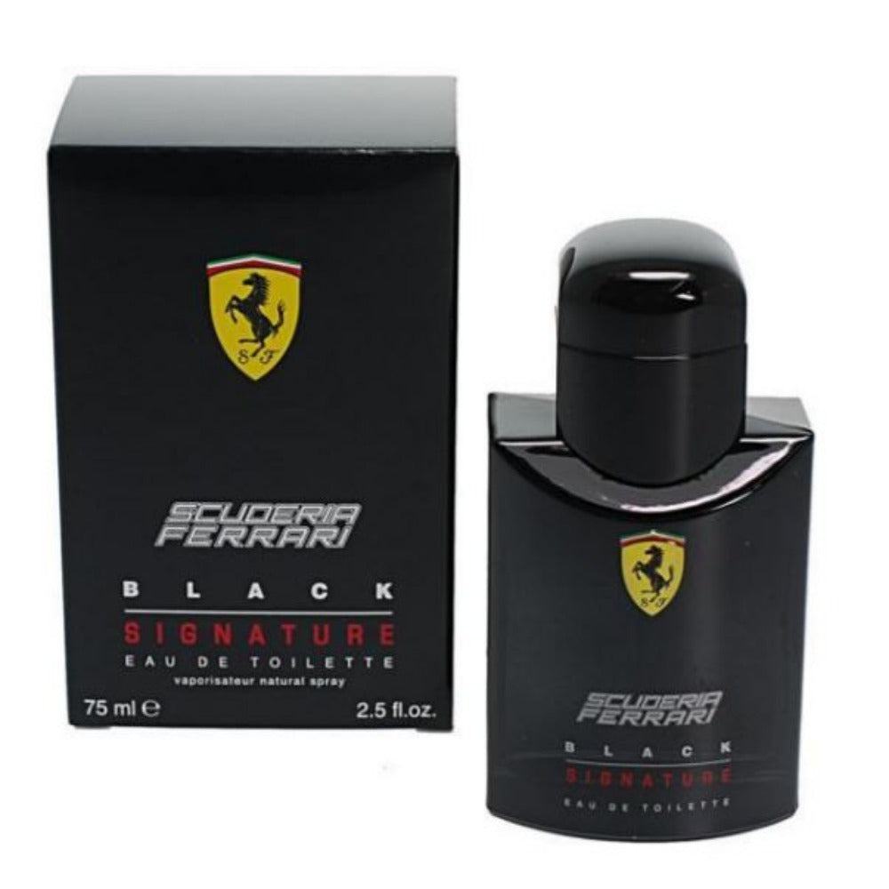 Scuderia Ferrari Black Signature Eau De Toilette 75ml Profumo Uomo Natural Spray Discontinuato 1184