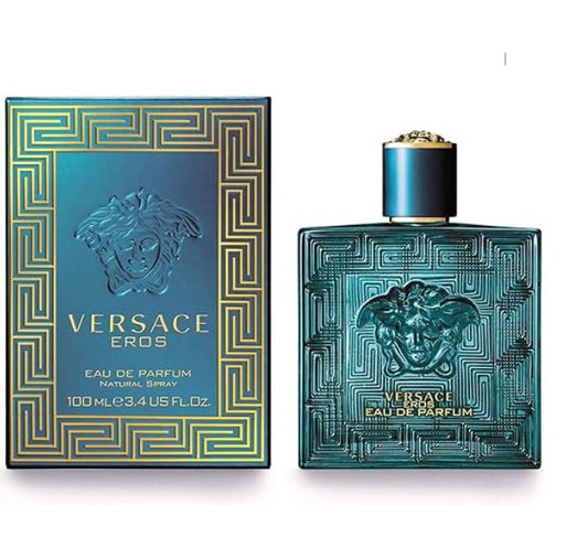 Versace Eros Profumo Uomo Natural Spray 100 ml Eau De Parfum Vaporisateur Idea Regalo Gianni 4305