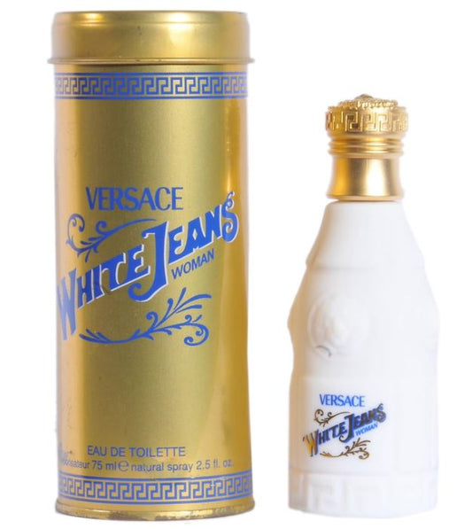 Versace White Jeans Woman 75 ml Eau De Toilette Natural Spray Profumo Donna Old 7214