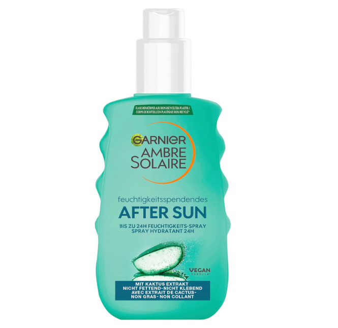 Garnier Ambre Solaire After Sun - Spray Idratante 24H con Estratto di Cactus Doposole Solari