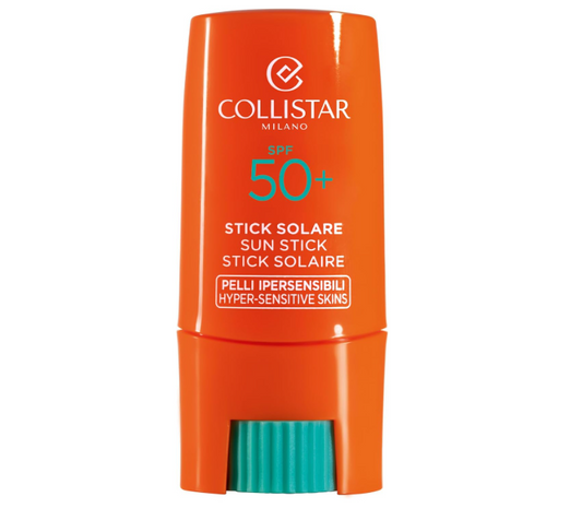 Collistar Stick Solari Protezione Viso Attiva SPF 50+ Pelli Ipersensibili Nei, Cicatrici Tatuaggi