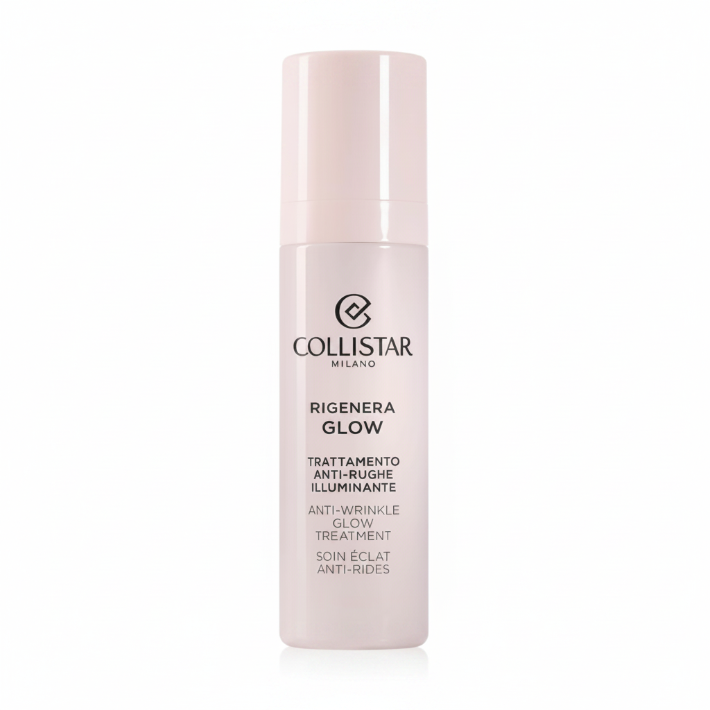 Collistar Rigenera Glow Trattamento Anti-Rughe Illuminante su sfondo bianco